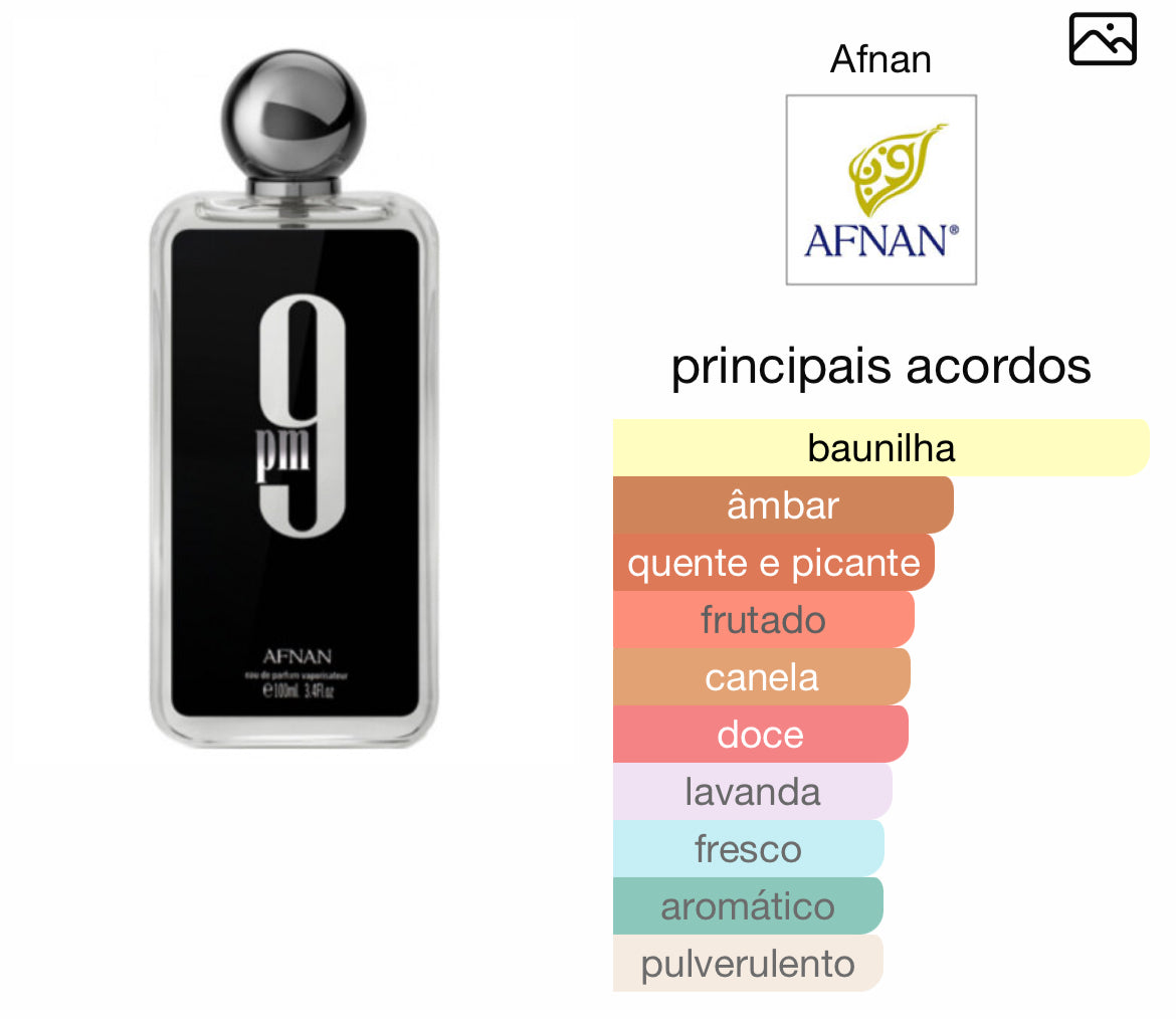 Afnan 9 PM Homem