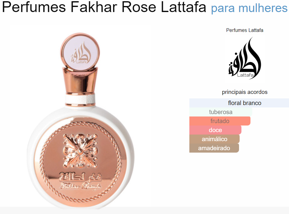 Lattafa Fakhar Rose Woman