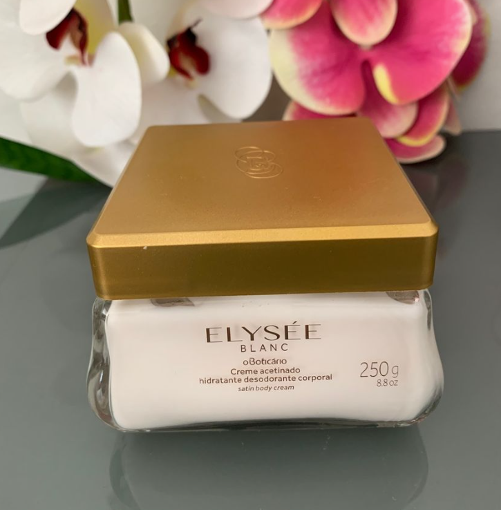 Creme Hidratante Acetinado Elysée Blanc, 250gr