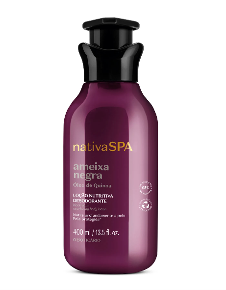 Loção Hidratante Nativa Spa Ameixa Negra, 400ml