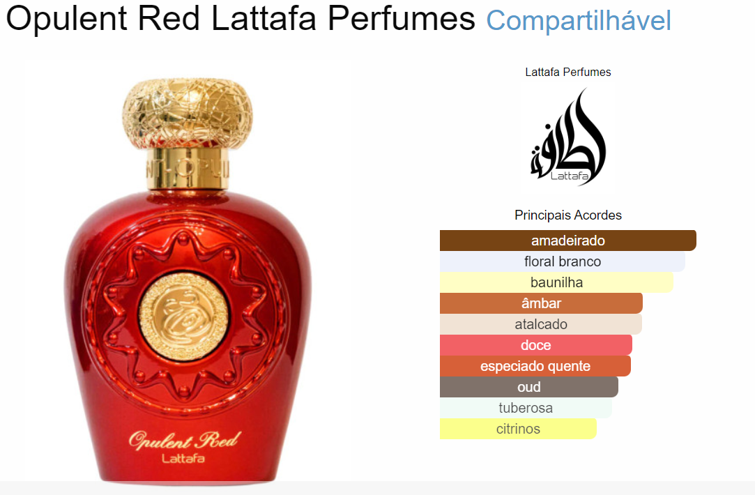 Lattafa Opulent Red 100 Ml