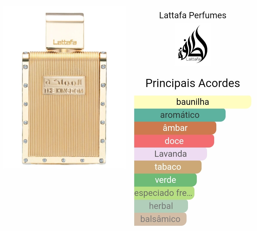 Lattafa The Kingdom Eau de Parfum para homens 100 ml